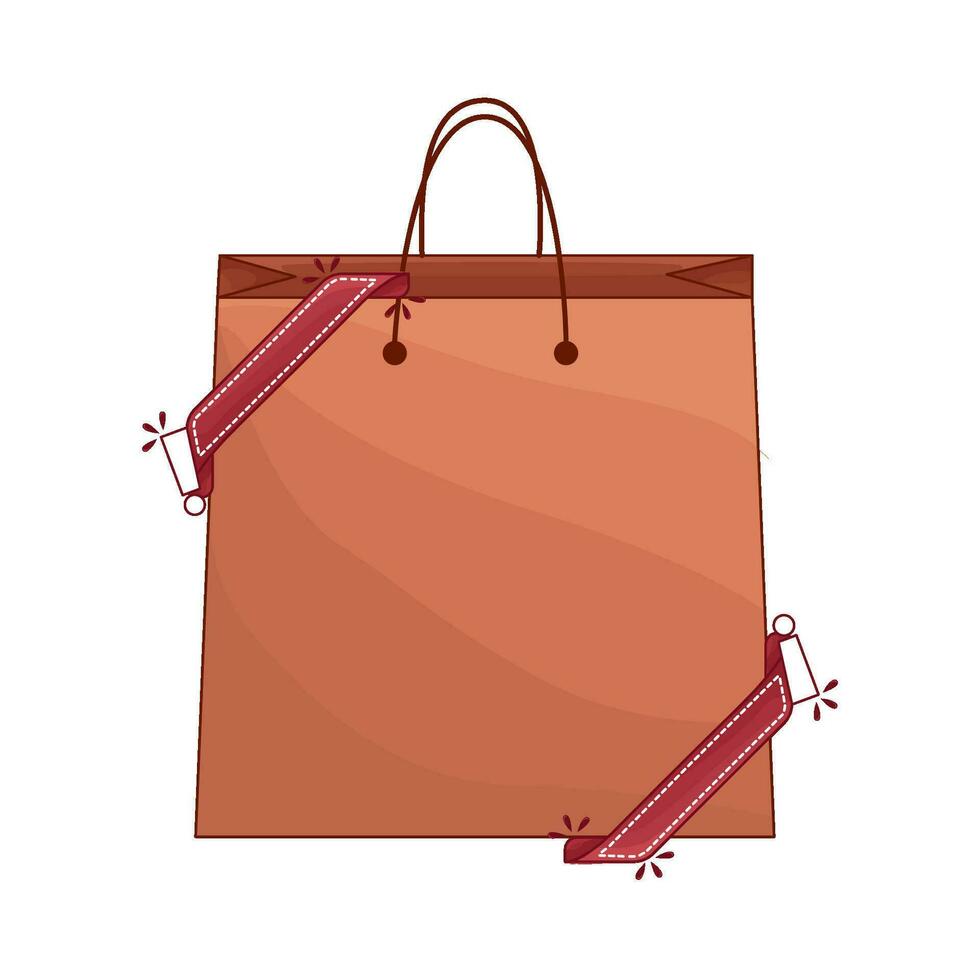 sticker price in paperbag illustration vector