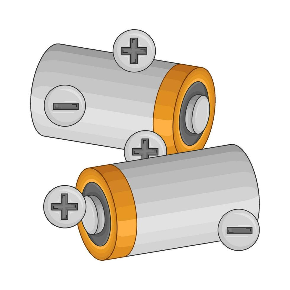 battery electric illustration vector