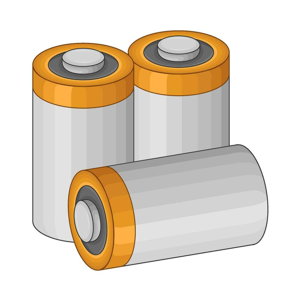 battery electric illustration vector