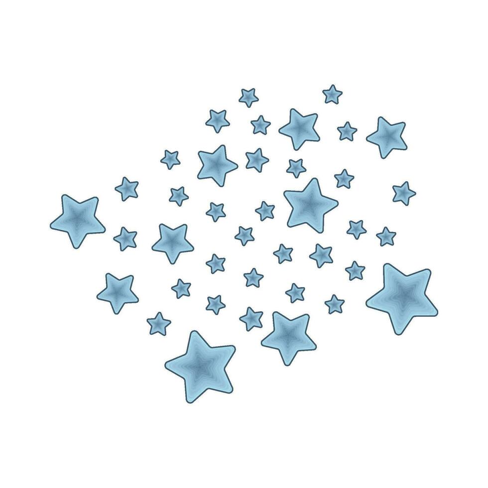star blue illustration vector