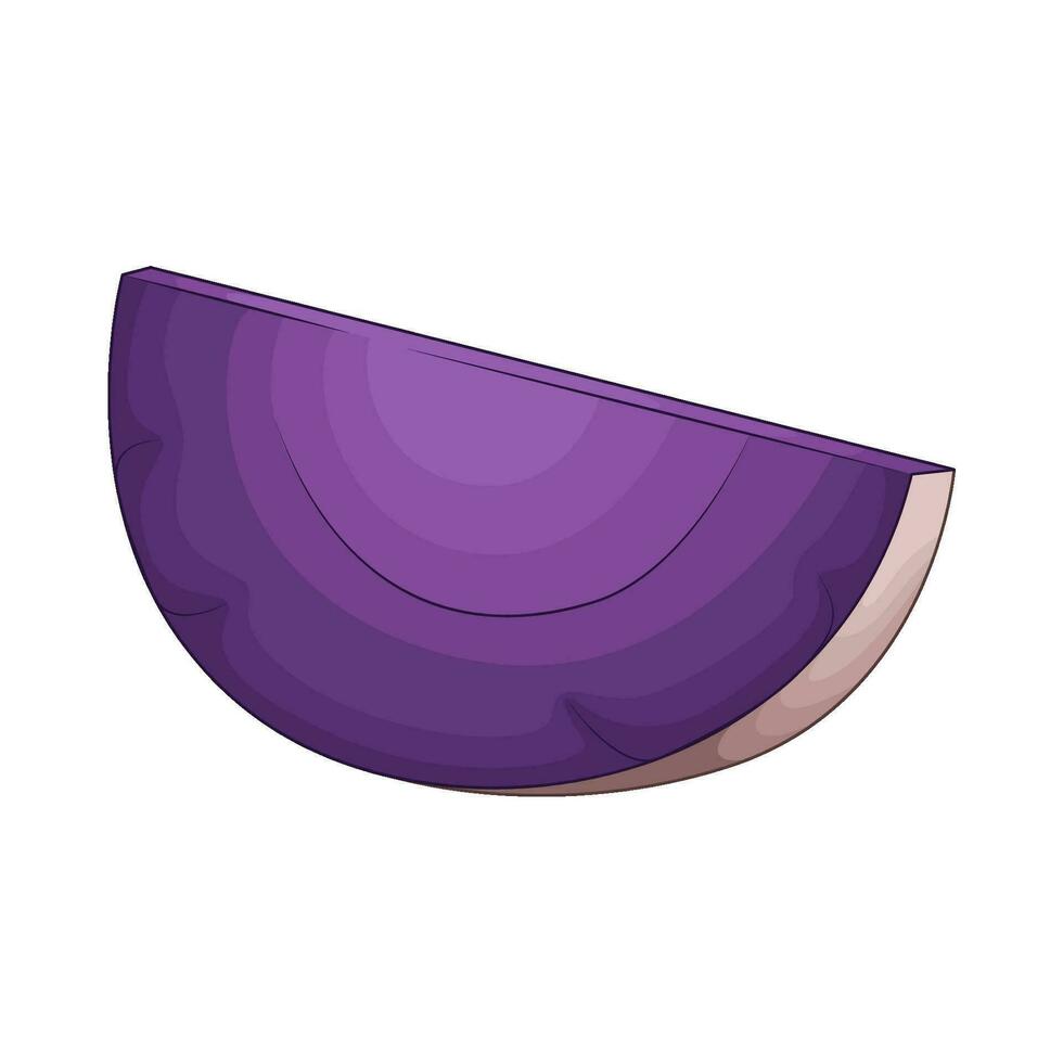 taro purple sweet potato illustration vector