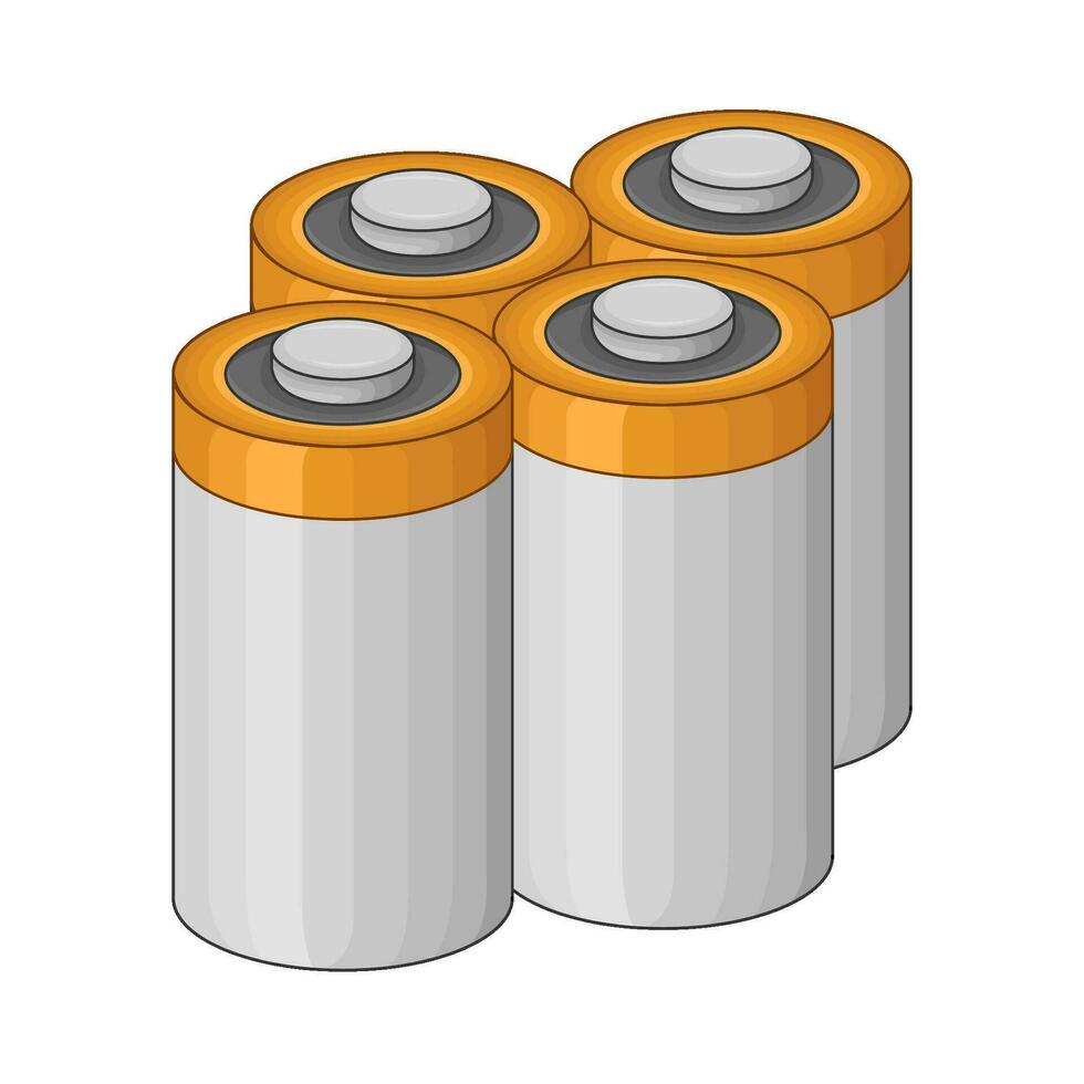 battery electric illustration vector