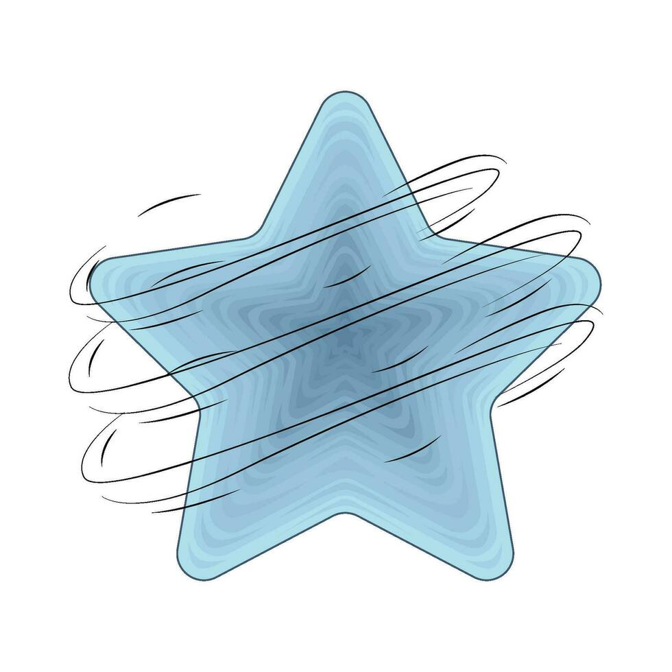 star blue illustration vector