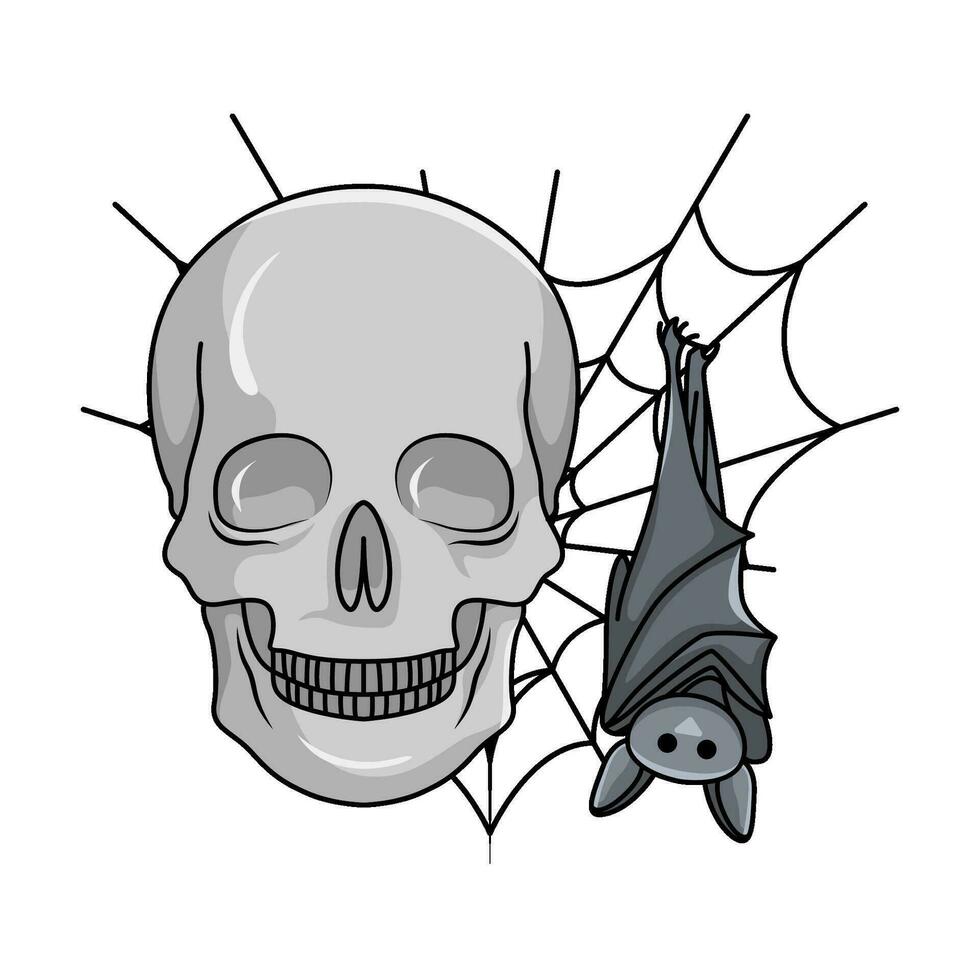 bat  halloween illustration vector