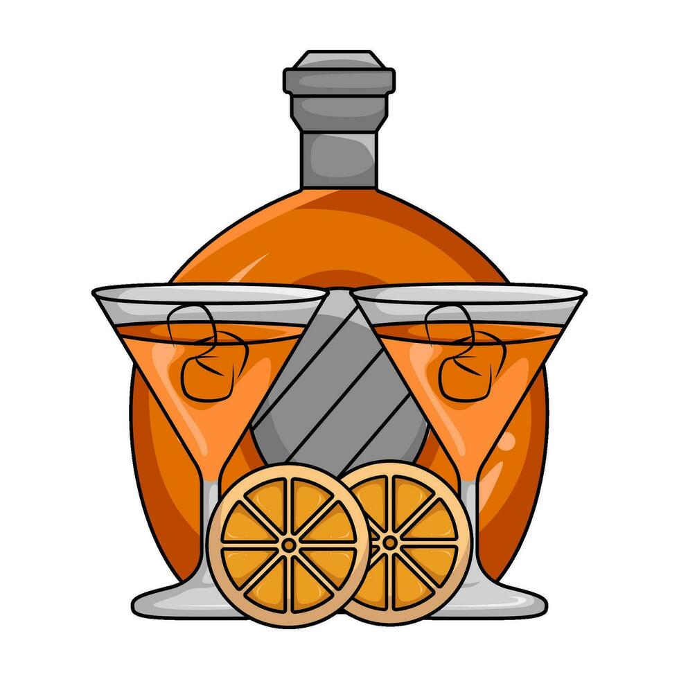 lemon beverage illustration vector
