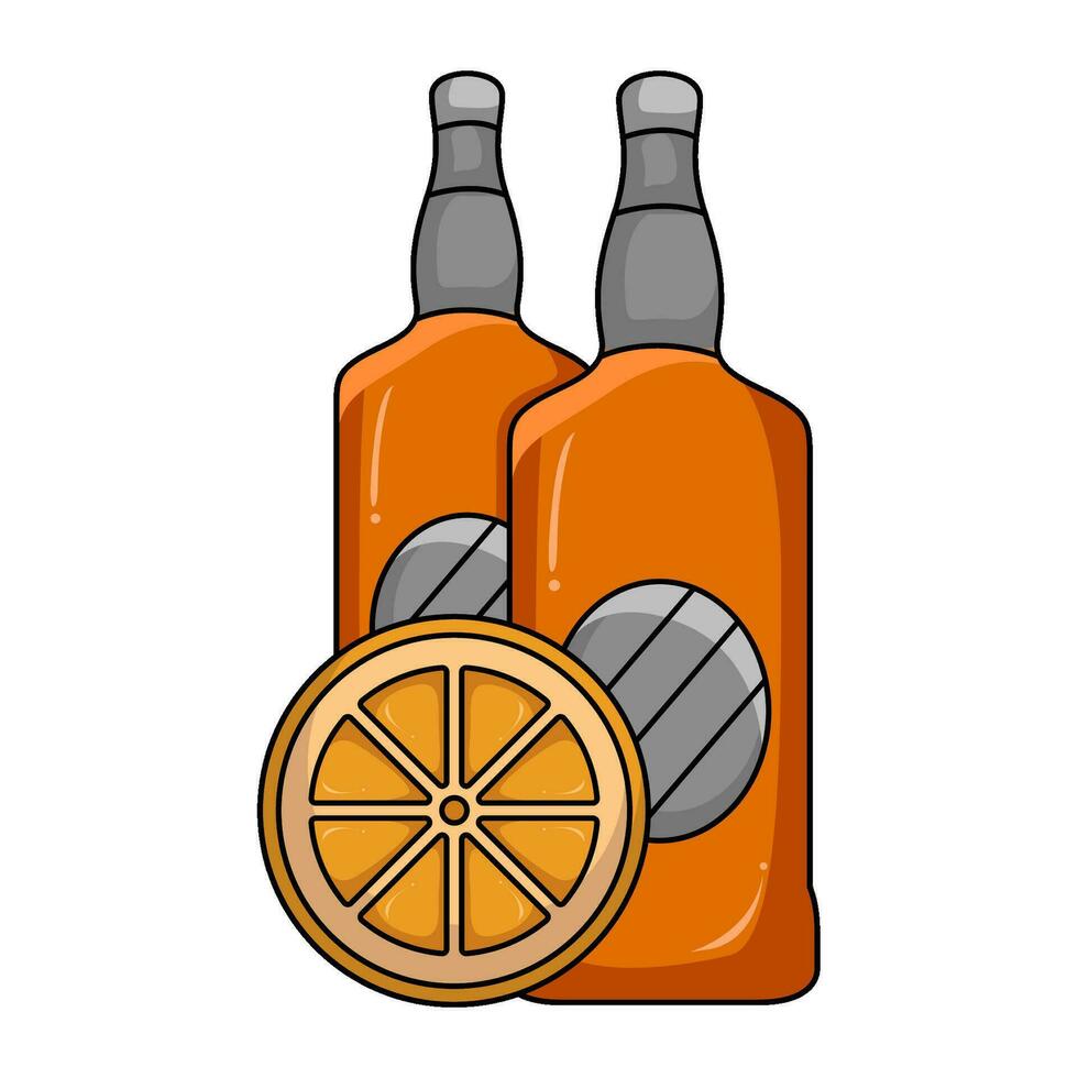 lemon beverage illustration vector