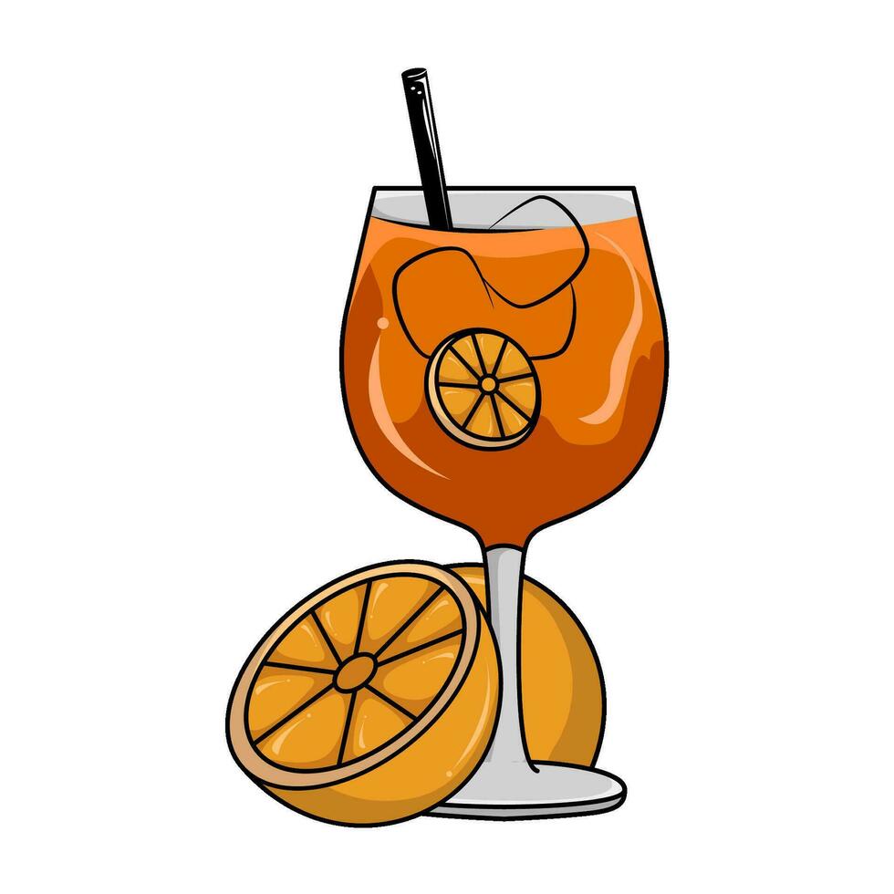 lemon beverage illustration vector