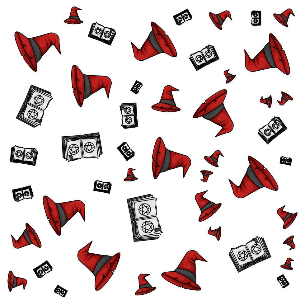 halloween pattern illustration vector