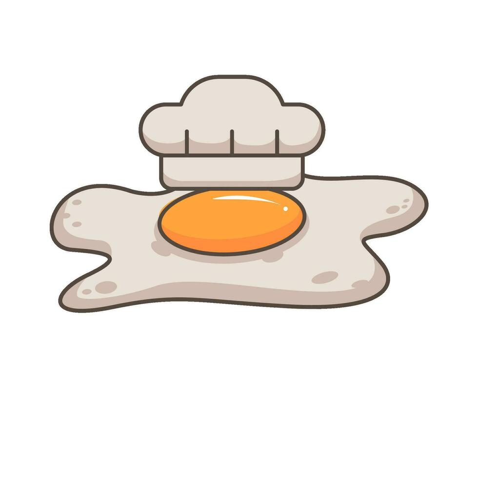 sunny side up illustration vector