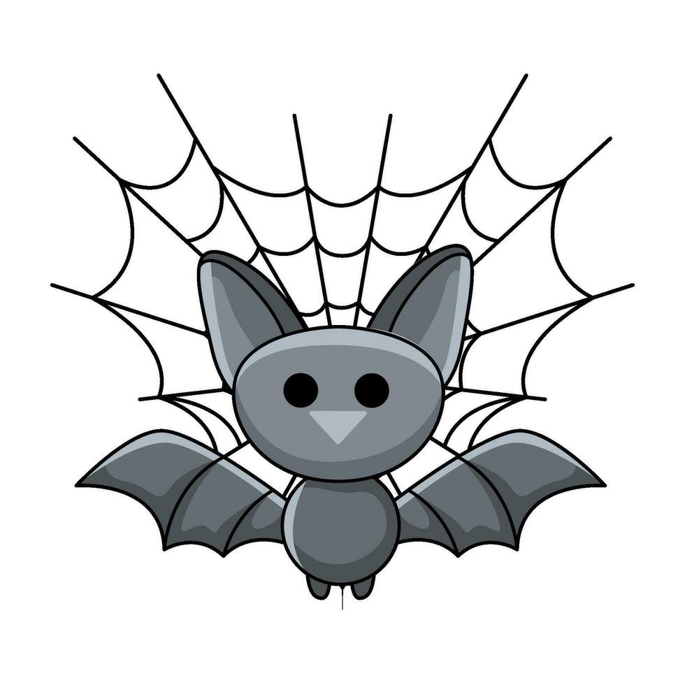 bat  halloween illustration vector