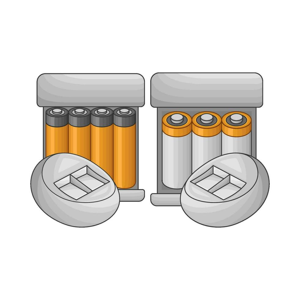 batería eléctrico ilustración vector