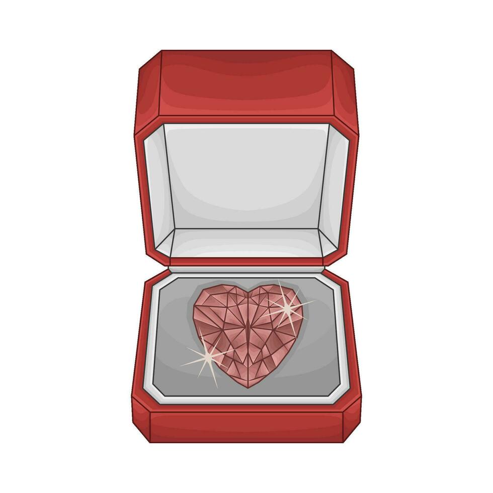 diamond in display illustration vector