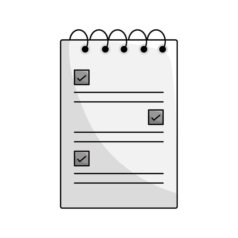 task list illustration vector