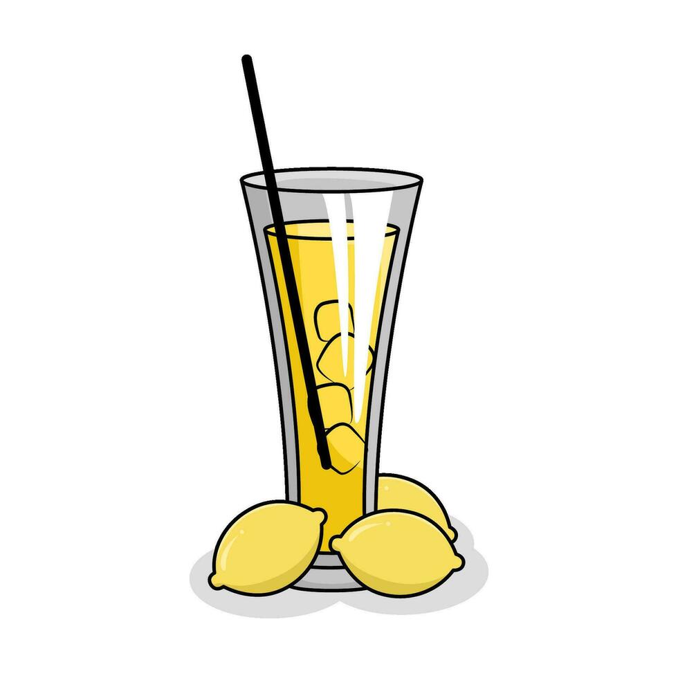 limón bebida ilustración vector