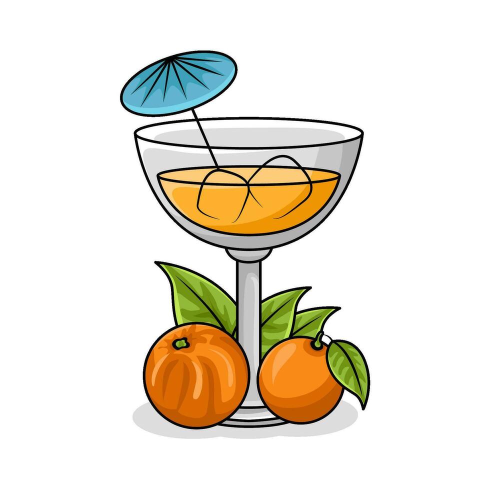 lemon drink illustration vector