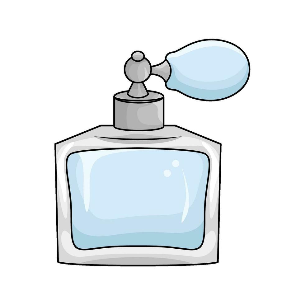 perfumar botella rociar ilustración vector