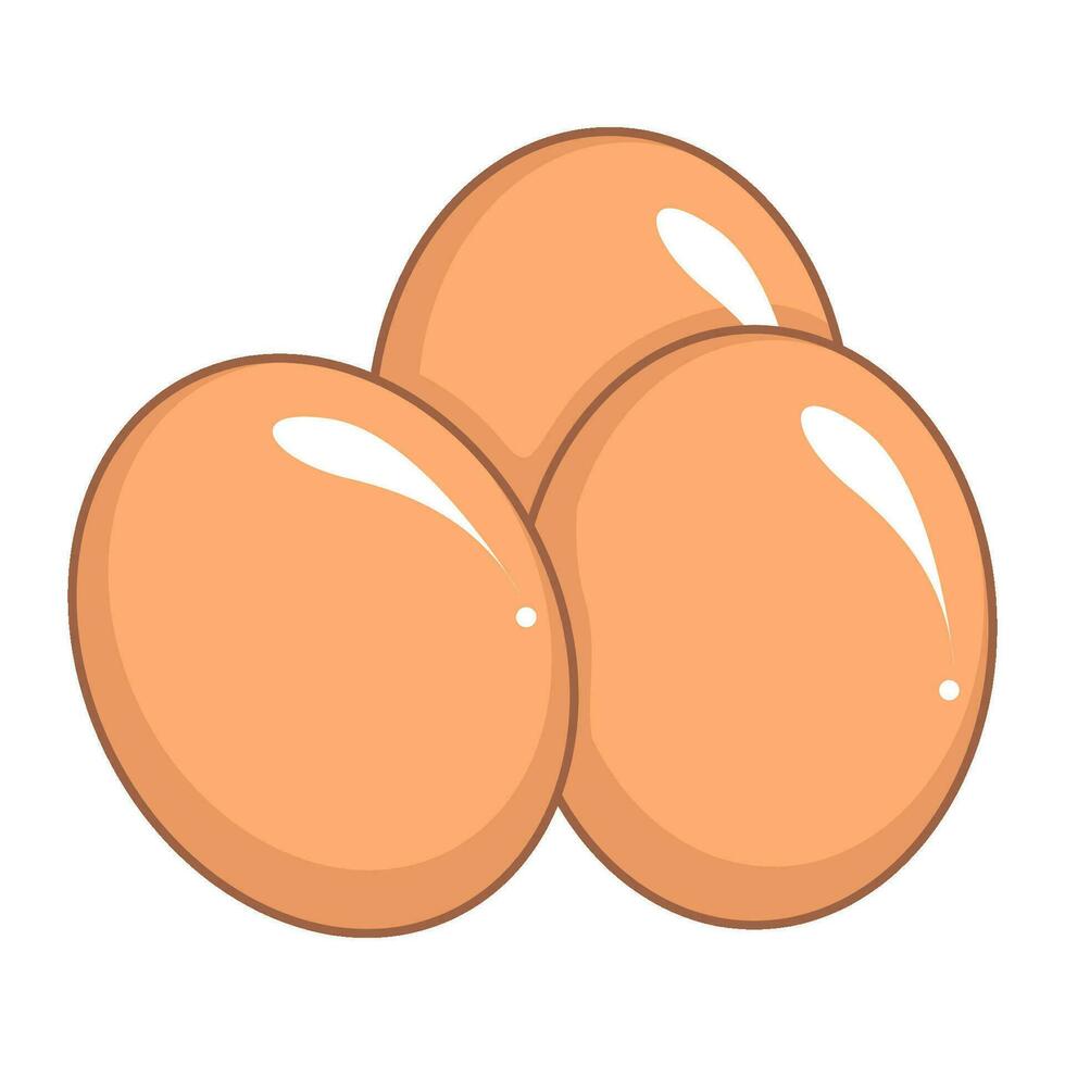 egg chicken  illustration vector