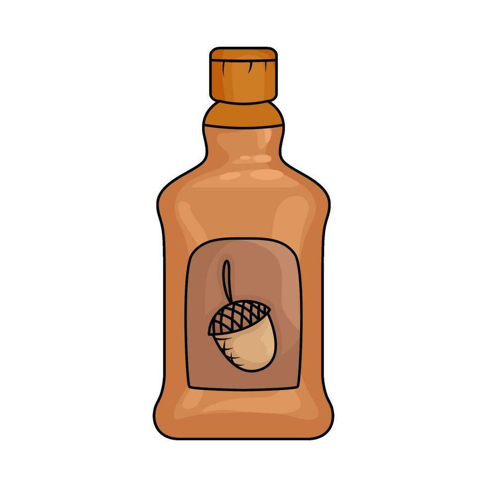otoño bebida ilustración vector