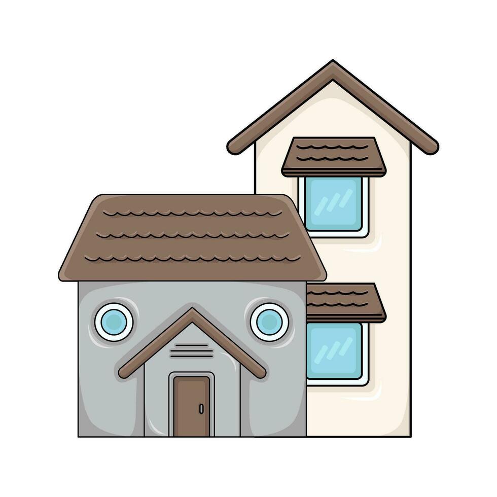 house building   illustration vector