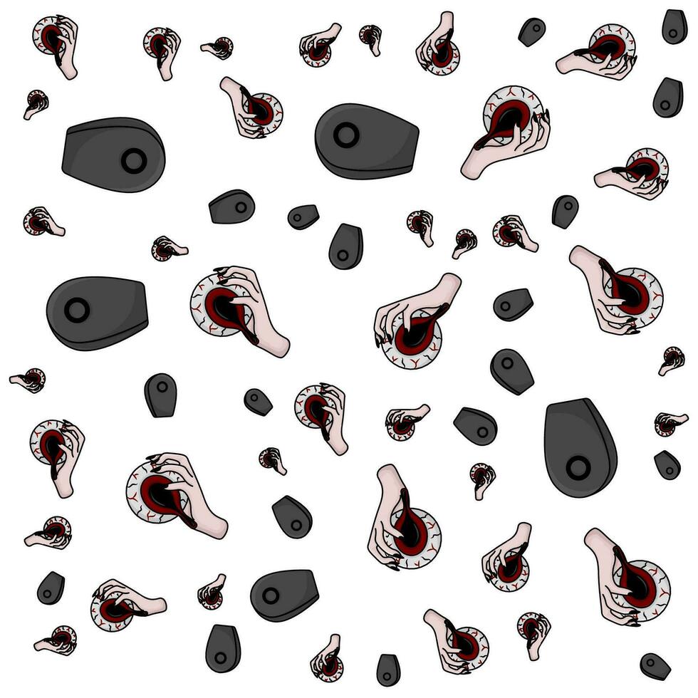 halloween pattern illustration vector
