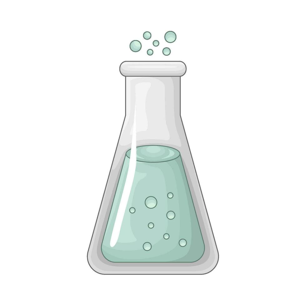 laboratory potion bottle illustration vector