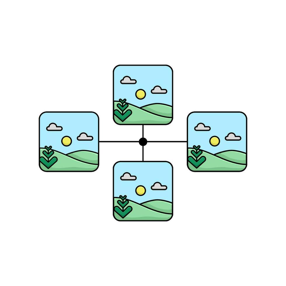 imagen estructura ilustración vector