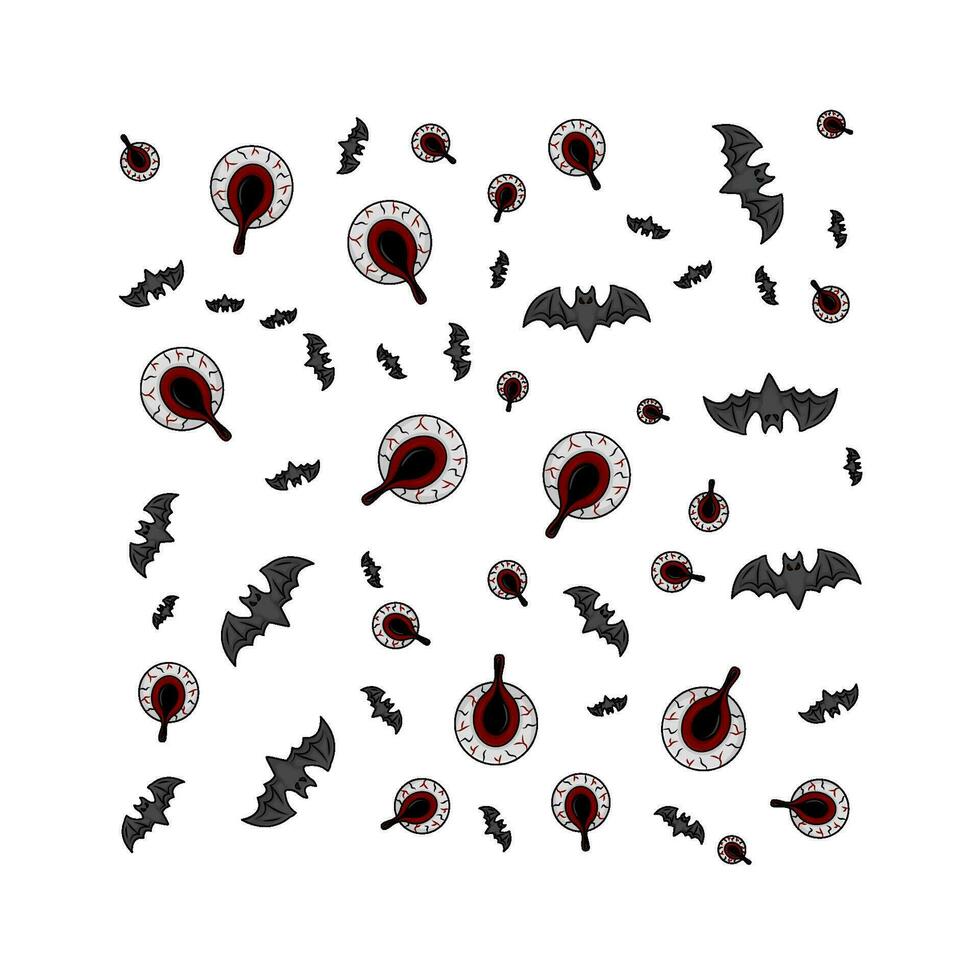pattern halloween illustration vector