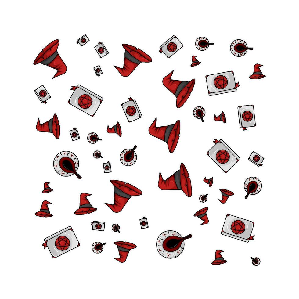 pattern halloween illustration vector