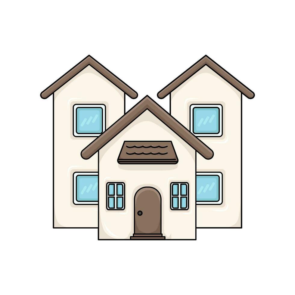 casa edificio ilustración vector