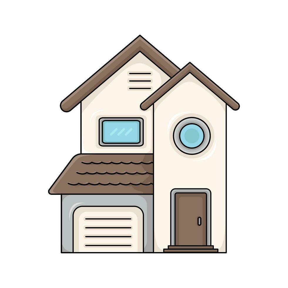 house building  illustration vector