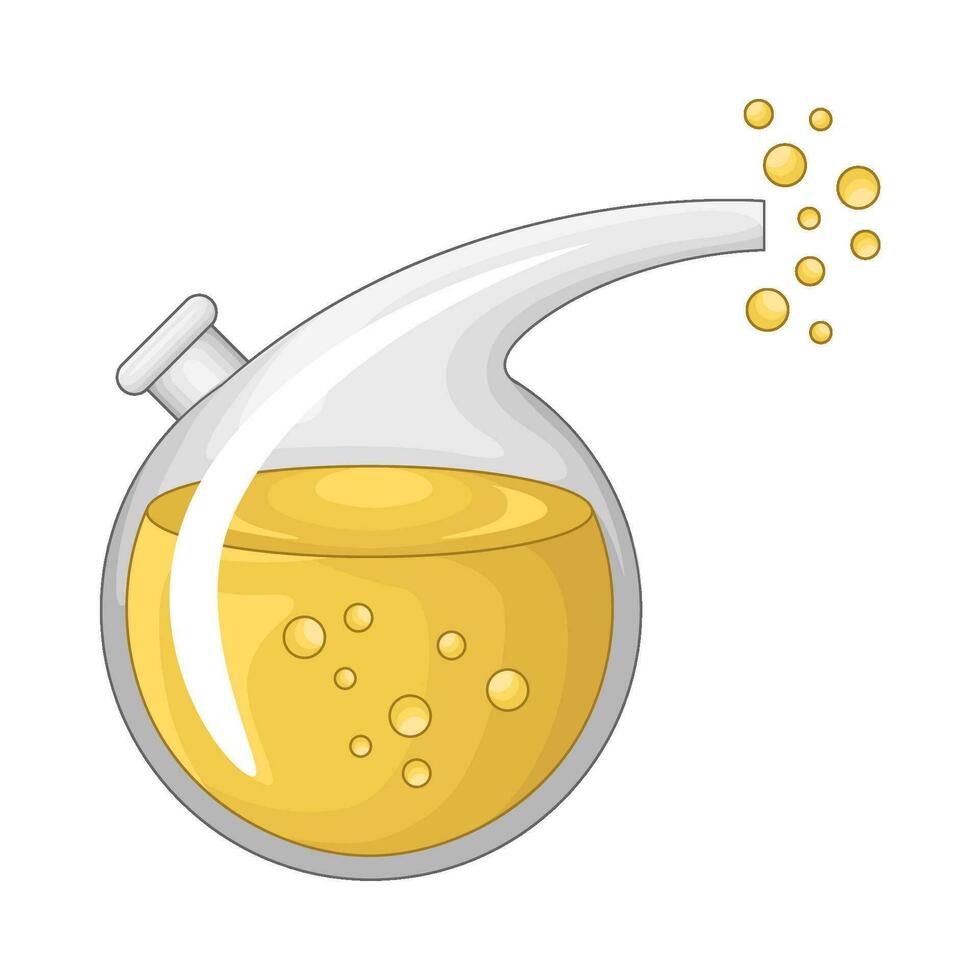 laboratory potion bottle illustration vector