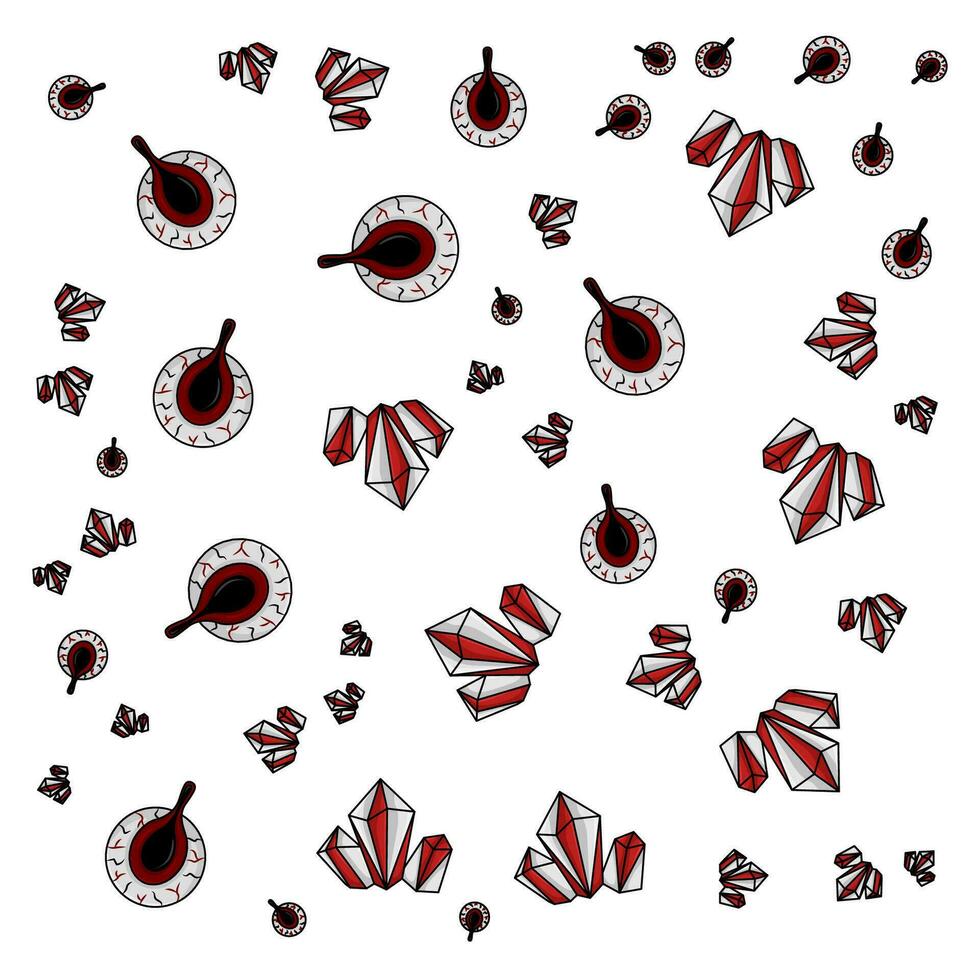 halloween pattern illustration vector