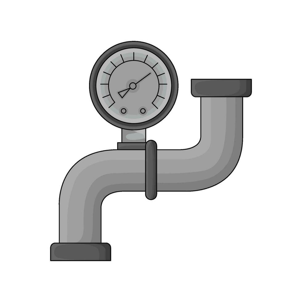 pipe water with speed illustration vector