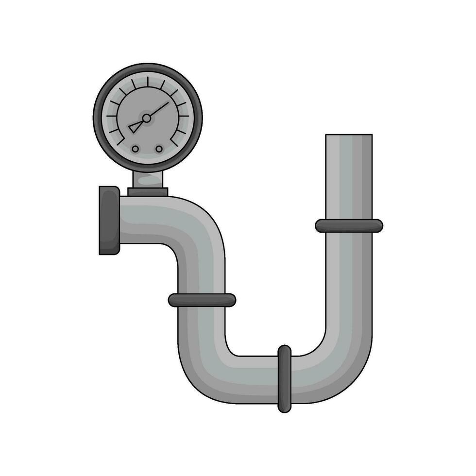 pipe water with speed illustration vector