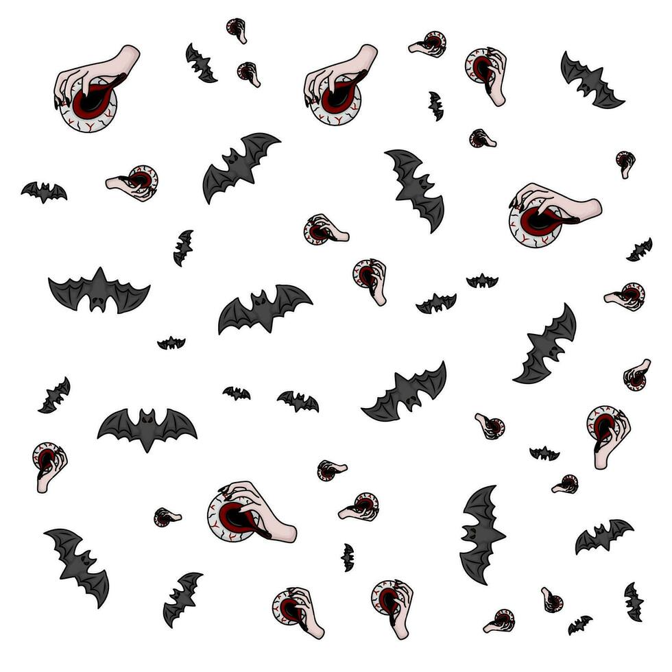 halloween pattern illustration vector