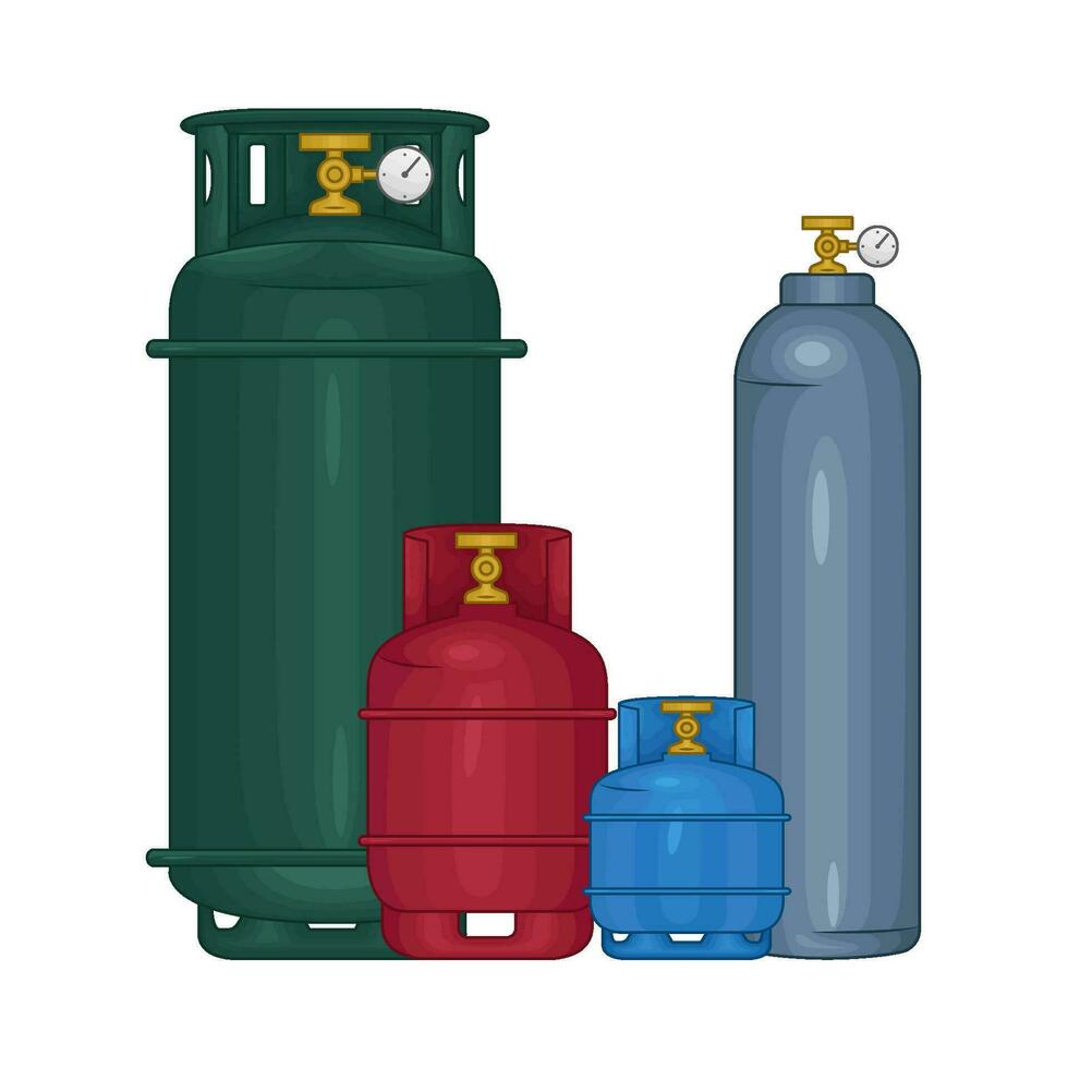 lpg gas  illustration vector