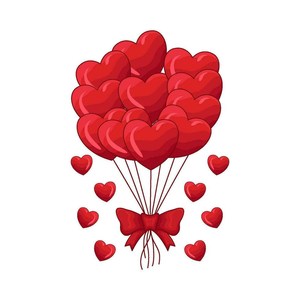 love balloon illustration vector