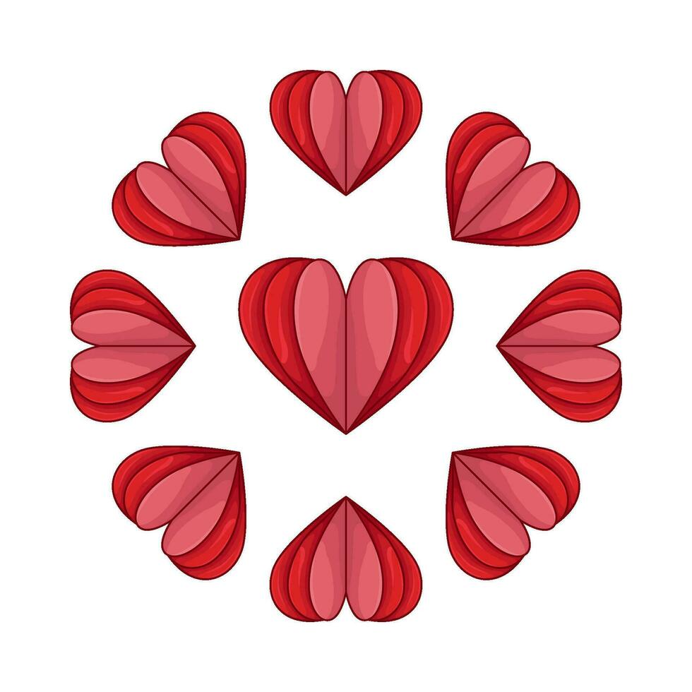 love flower illustration vector