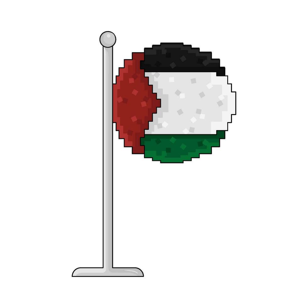 gratis bandera Palestina ilustración vector