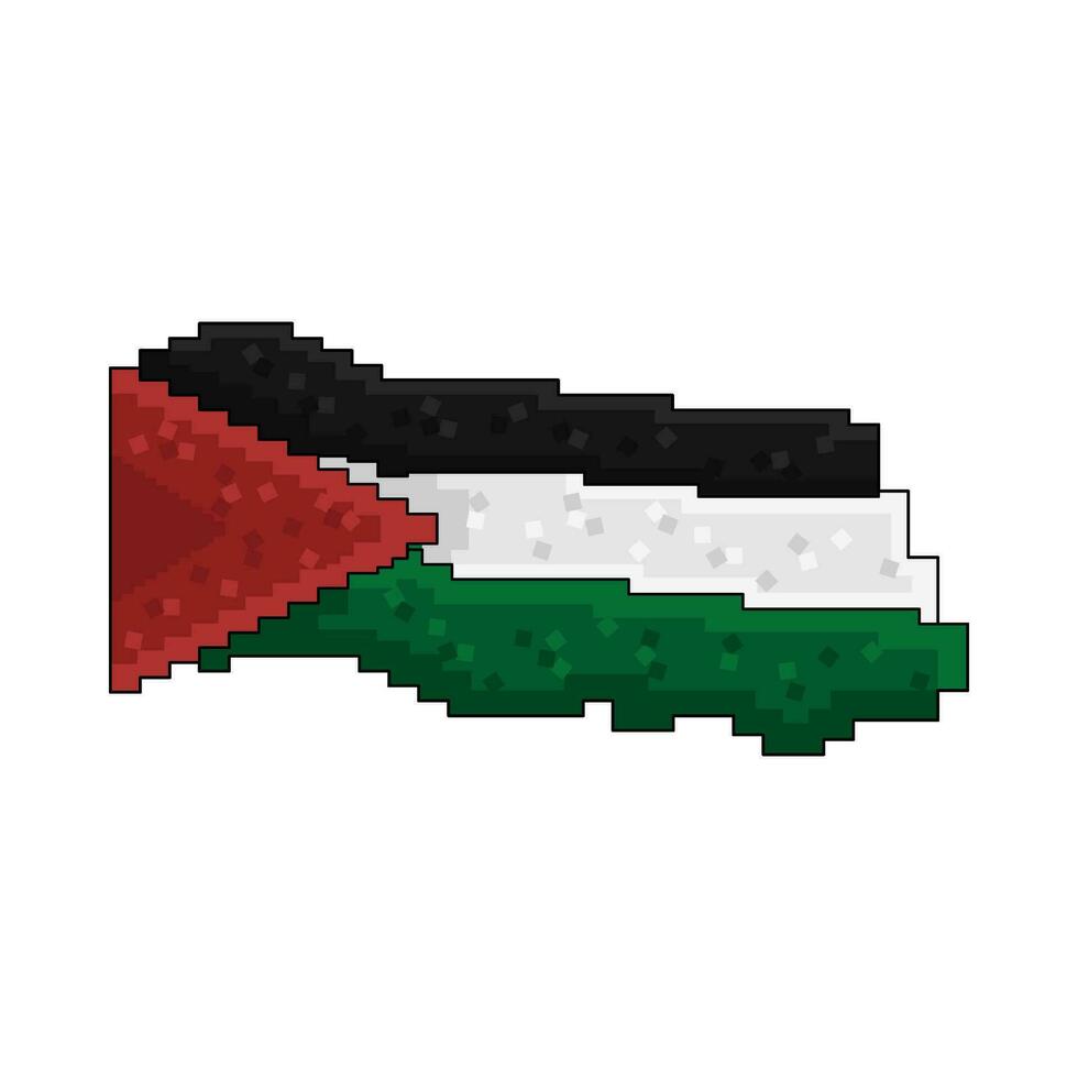 gratis bandera Palestina ilustración vector