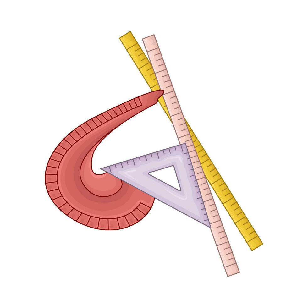 ruler mathematics illustration vector