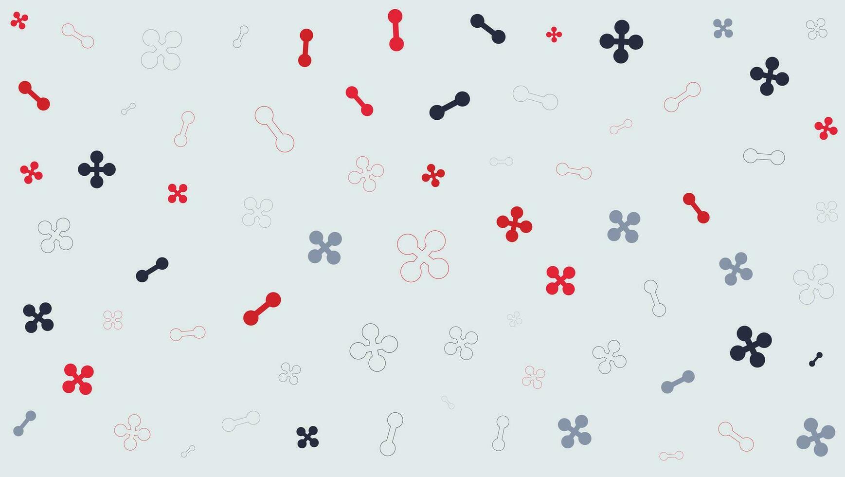 shape pattern organic colorfull background vector