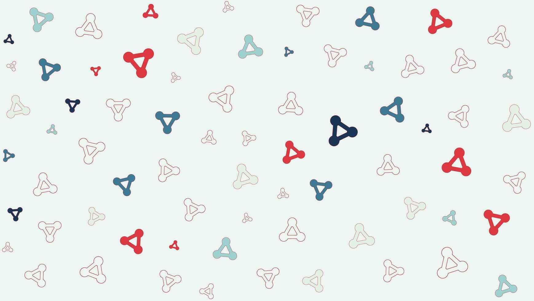 shape pattern organic colorfull background vector