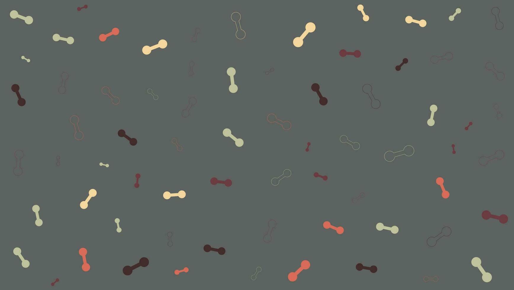 shape pattern organic colorfull background vector
