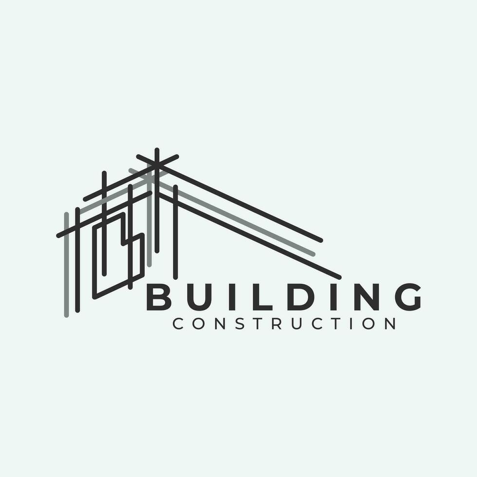 Building architecture logo  design, architecture icon vector