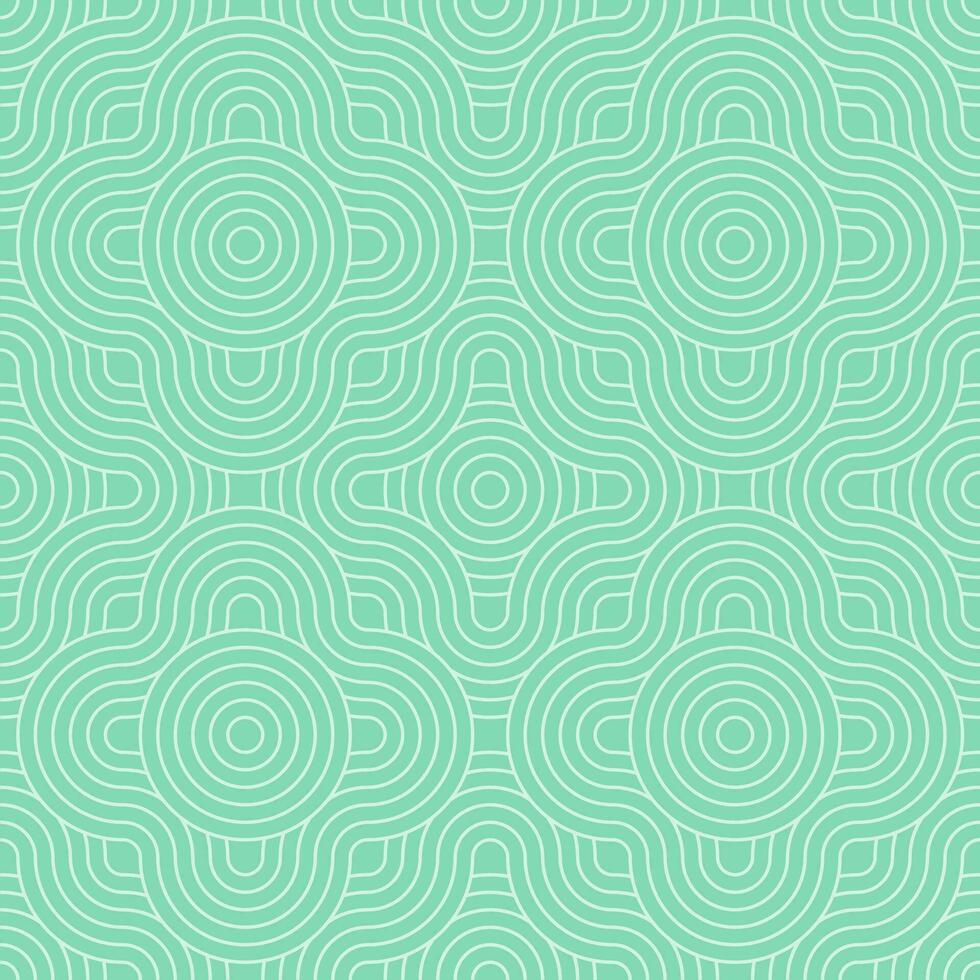 Seamless design of Chinese and Japanese pattern on retro background. vector