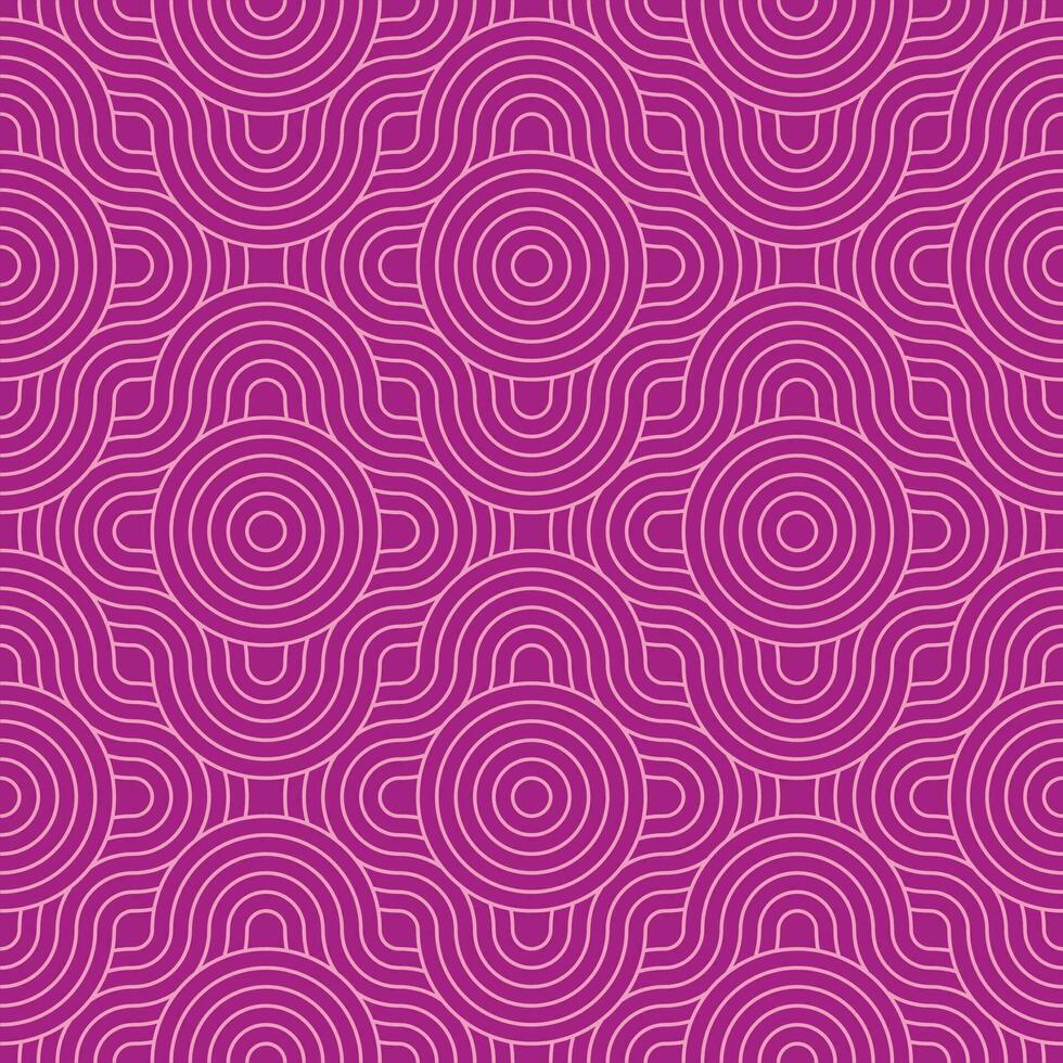 Seamless design of Chinese and Japanese pattern on retro background. vector