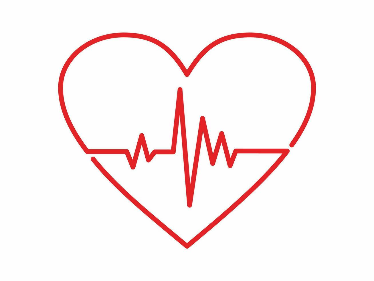 corazón legumbres símbolo para médico y salud vector