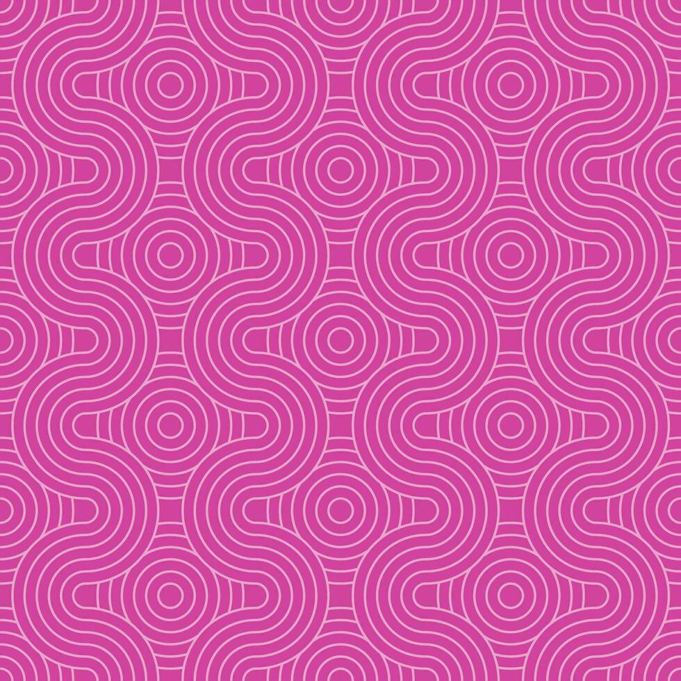 Seamless design of Chinese and Japanese pattern on retro background. vector