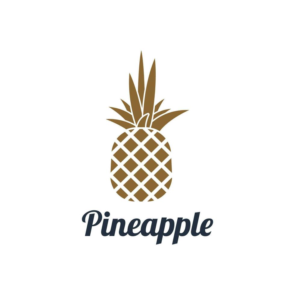 vector piña Fruta logo modelo. piña Fruta creativo logo icono.